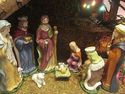 Nativity Set Ceramic Creche 11 Piece Manger Porcel