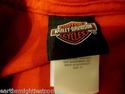 Harley Davidson Red T-Shirt Mens XL Sleeve