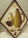 Lefton Plaque Glass Wall Hanging Kitchen Vintage S