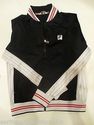 Fila Sport Warm Up Jacket Black Size Medium Hip Ho