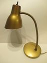 Gold Lamp Mid Century Modern Vintage Table Desk Li