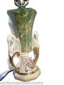 Swan Porcelain Lamp Marble Top Gold Gild