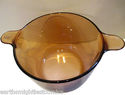 Vision Pyrex Amber Stock Pot 4 Quarts Dutch Oven 3