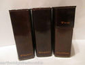 Vintage Lincoln Beauty Ware 4 Piece Brown Metal Ca