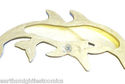 Double Dolphin Ceramic Wall Hanging Marine Mammal 