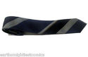 Vintage Blue Gray Skinny Necktie 1960s Tie