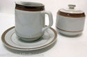 MSI Japan Brown Monterrey Creamer and Sugar Set St