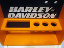 Harley Davidson Toy Tool Caddy Orange Wooden Holde