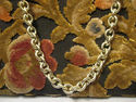 Vintage Floral Purse Handbag Tapestry Brown Flower