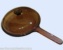 Vision Corning Amber Frying Pan Skillet WIth Lid 1