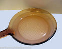 Vision Corning Amber Frying Pan Skillet WIth Lid 1