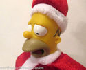 Gemmy The Simpsons Talking Santa Homer Claus Plush