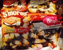 S'Mores Candy Corn 4 Bags Brachs 9oz Halloween Can