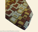 Moseta Vintage Necktie Multi Color Geometric Tie