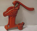 Vtg Sexton Wall Hanging Orange Cast Iron Coal Buck