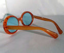 Vintage Tortoise Shell Sunglasses Glasses Orange B