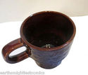 Vintage Nevco Brown Coffee Mug Set With Tree Japan