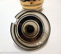 Romanian Coffee Glass Jar Mid Century Modern