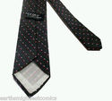 Vintage Trevira Collection Gray Polka Dot Necktie 