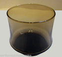  Vintage Smoked Brown Libbey Cocktail Glasses Set 