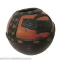 Large Carved Gourd Native Inspired Design Carvings