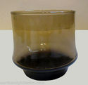  Vintage Smoked Brown Libbey Cocktail Glasses Set 