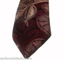 Oscar de la Renta Studio Burgundy Floral Tie Class