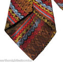 Vintage Neckie Blue Red Brown Gold Classic Tie1960