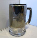 Harley Davidson Cafe Silver Glass Beer Stein Mug M