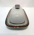 MSI Japan Brown Monterrey Butter Dish Stoneware