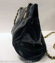 Bentley Purse Black Patent Leather Vintage Gold Ch