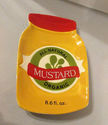 Mustard Jar Ceramic Spoon Rest Organic All Natural