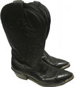 Laredo Mens Cowboy Boots Black Leather Western Sni