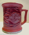 Harley Davidson Flames Pink Ceramic Mug 4.25"