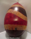 Tear Drop Shaped Hand Painted Gourd