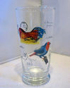 12 Days of Christmas Glass Birds 3rd French Hen Ch