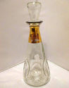 Mid Century Modern Decanter Rocket Clear Glass Win