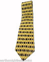 Tommy Hilfiger Gold Yellow Silk Tie New With Tag N