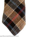 Vintage Tartan Plaid Wool Tie Classic Necktie