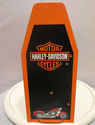 Harley Davidson Toy Tool Caddy Orange Wooden Holde