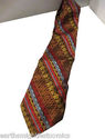 Vintage Neckie Blue Red Brown Gold Classic Tie1960