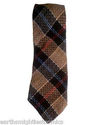 Vintage Tartan Plaid Wool Tie Classic Necktie