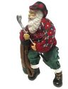 Golfing Santa Claus Figure Collectible Winter Golf