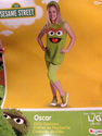 Sesame Street Oscar Grouch Girls Costume Halloween