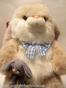 JC Penney Large Plush Easter Bunny Rabbit Tan 24" 