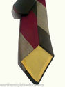 Vintage Botany Tri Color Necktie Brown Rust Classi