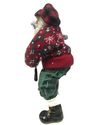 Golfing Santa Claus Figure Collectible Winter Golf