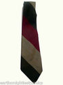 Vintage Botany Tri Color Necktie Brown Rust Classi