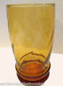 Set of 6 Vintage Libbey Amber Juice Glasses 5 3/8"