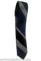 Vintage Blue Gray Skinny Necktie 1960s Tie